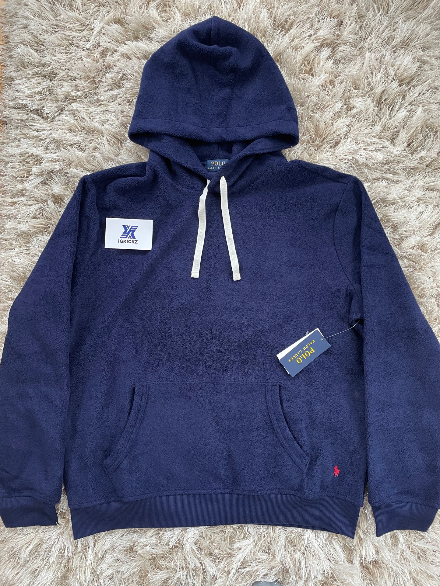 Ralph Lauren Fleece Hoodie Navy