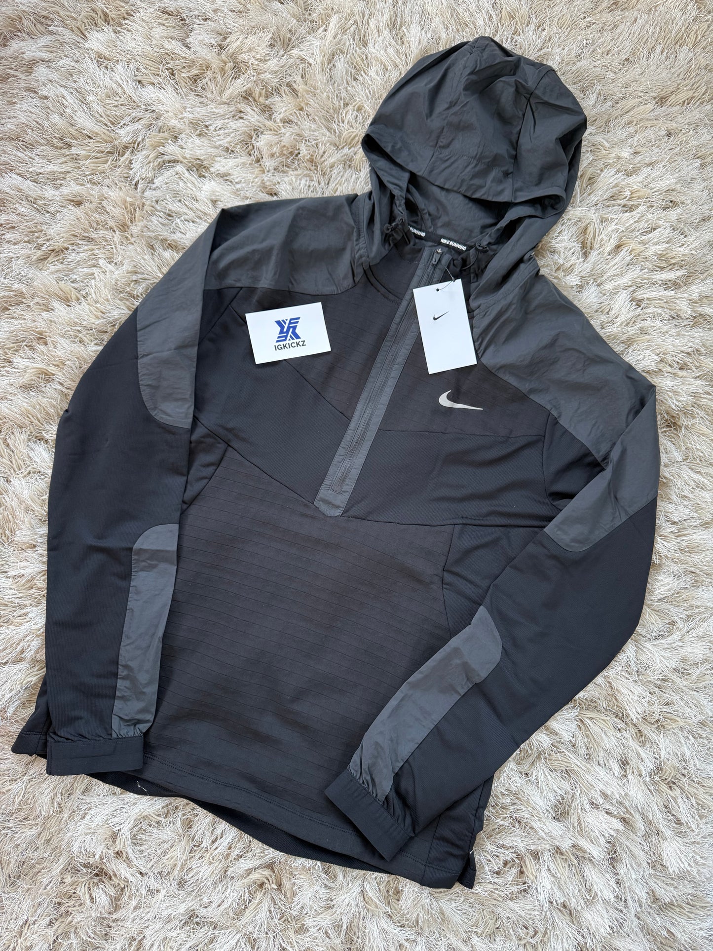 Nike Black Tech Division Running Tracksuit