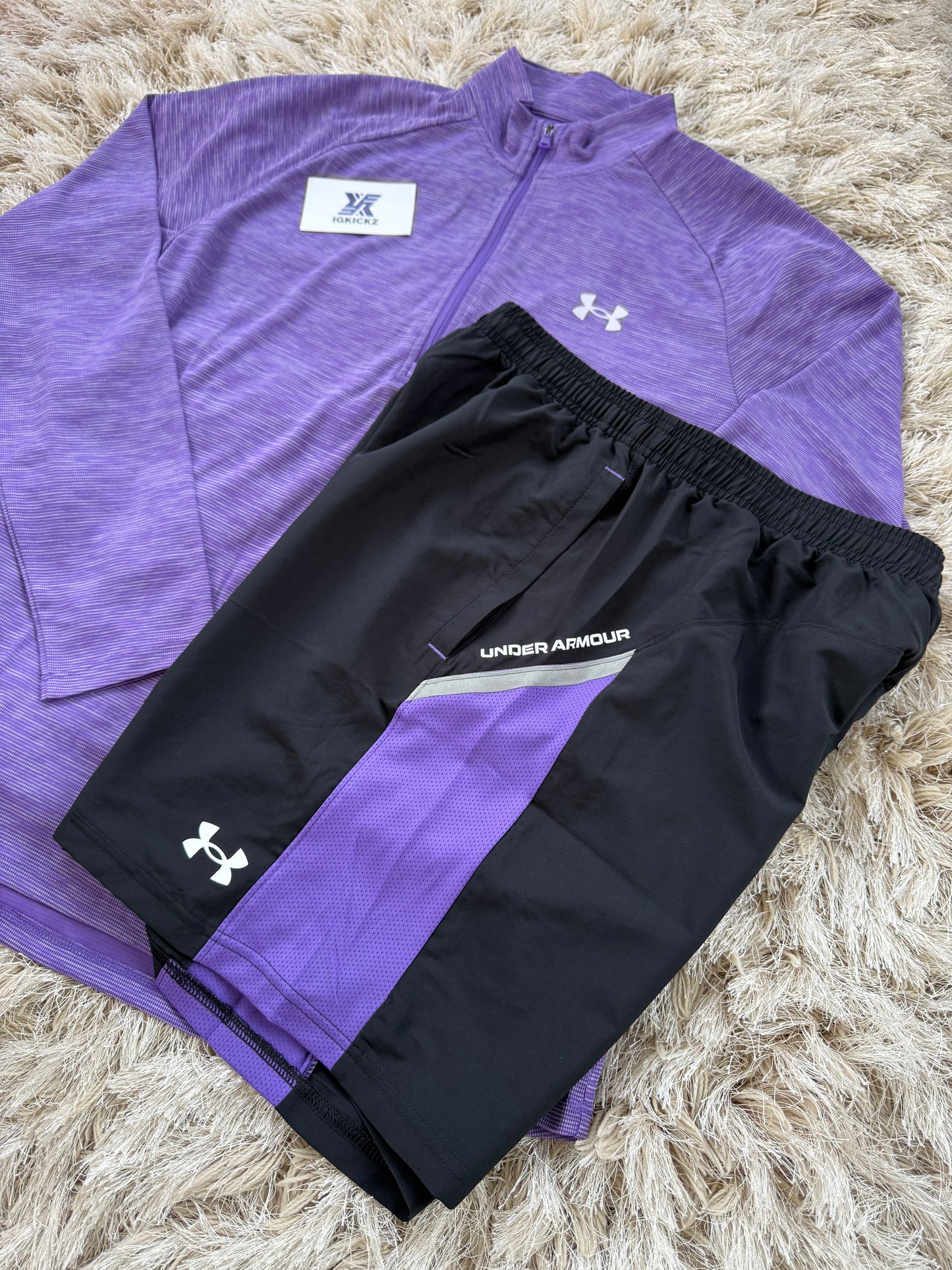 Under Armour Tech Textured 1/4 Zip Set