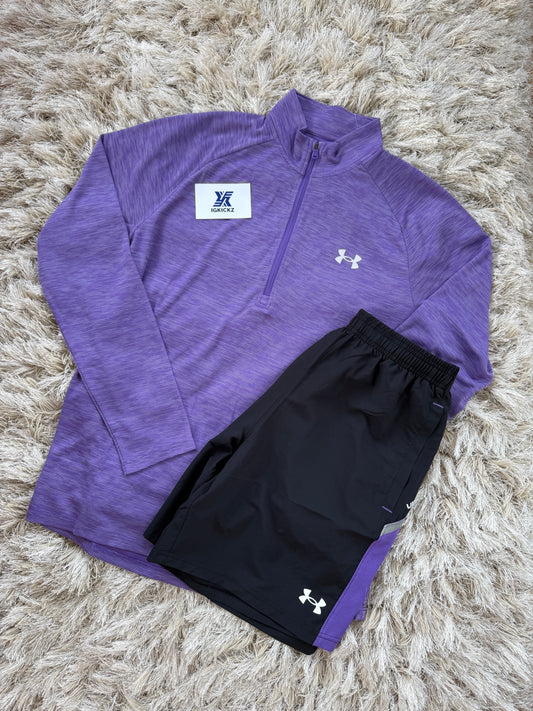 Under Armour Tech Textured 1/4 Zip Set