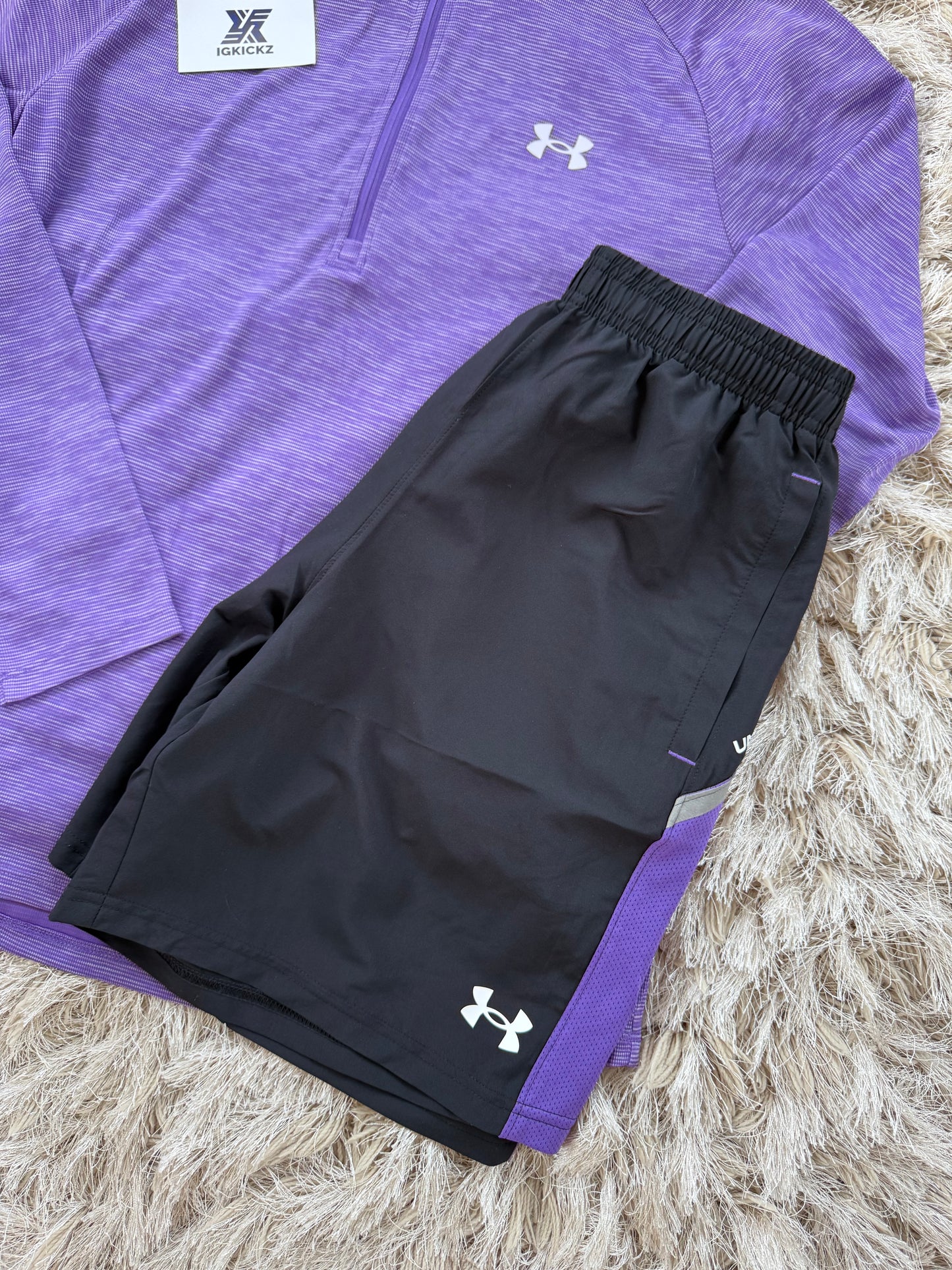 Under Armour Tech Textured 1/4 Zip Set