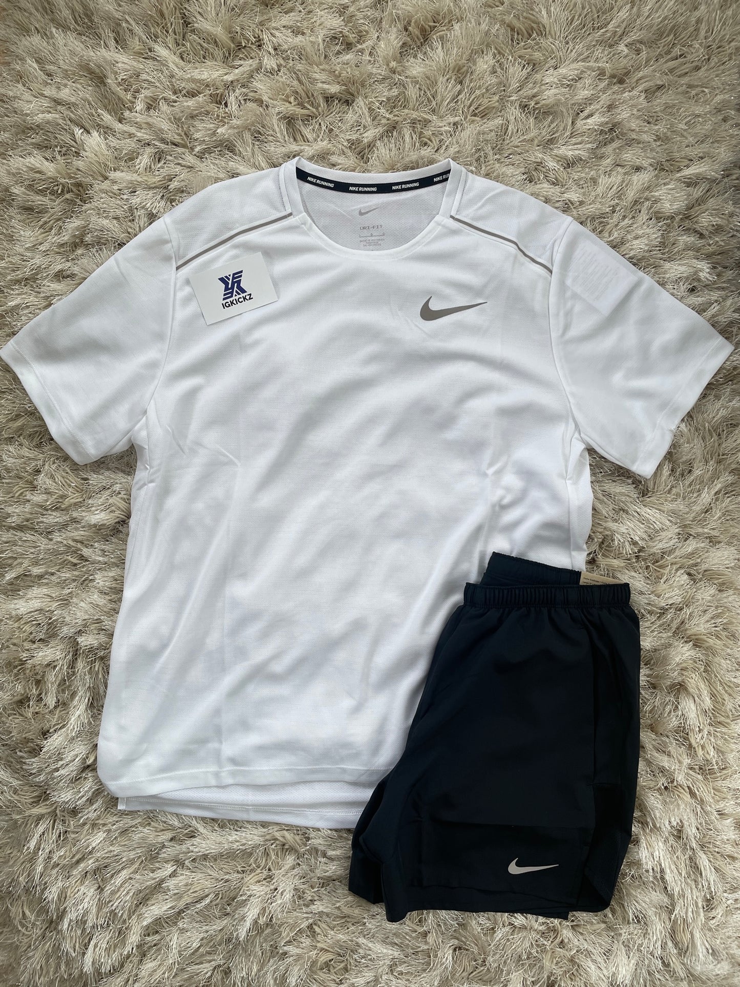 Nike White Miler 1.0 T-shirt