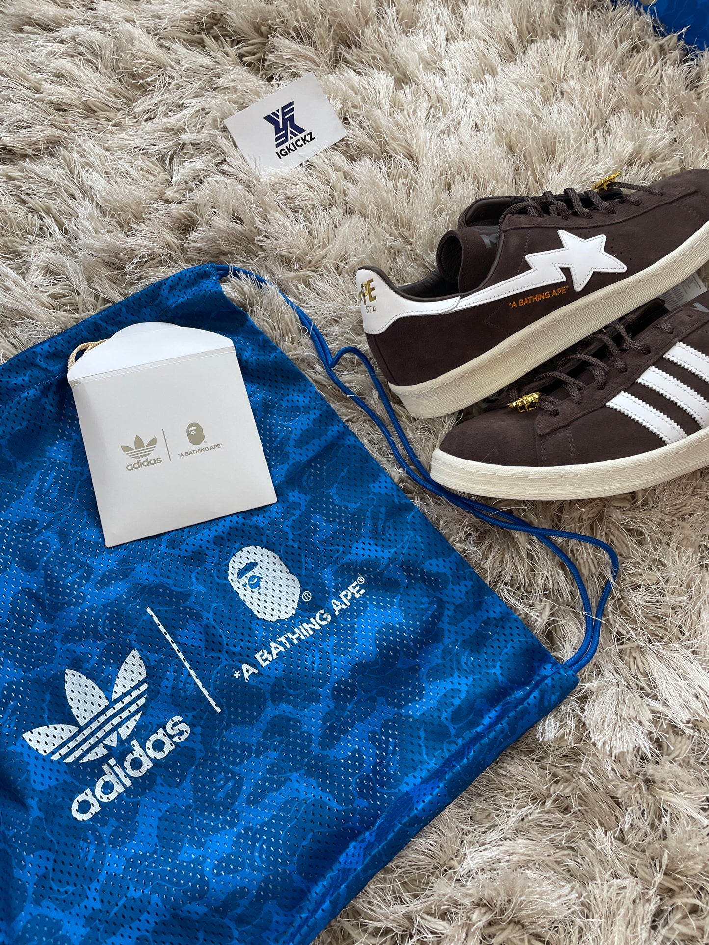 Adidas x Bape Campus 80s Brown