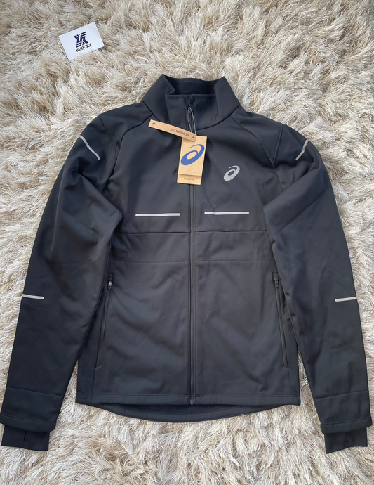 Asics Full Zip Black Running Shell