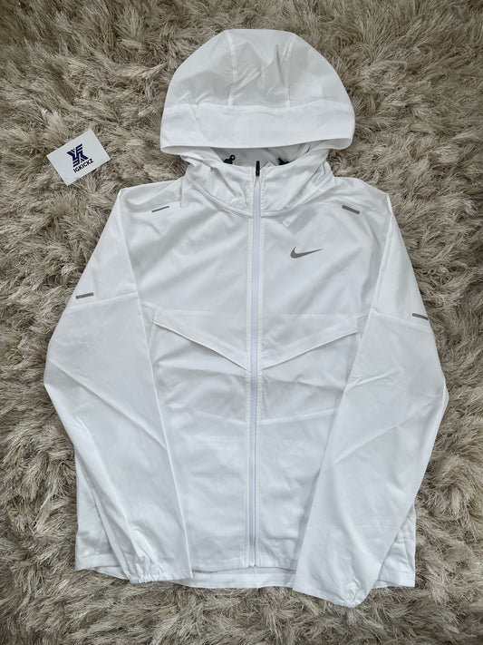 Nike White Repel Running Track Top